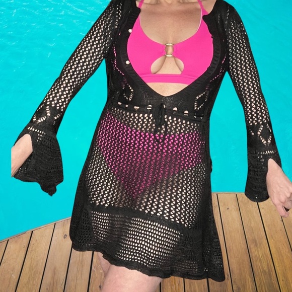 LANAI Crochet Swimwear Cover-Up - Picture 4 of 8